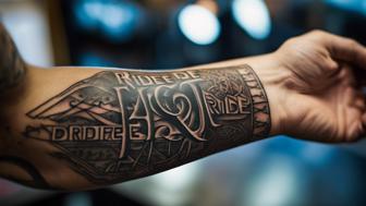 Die Bedeutung des 'Ride or Die' Tattoos: Was du über die Symbolik wissen solltest